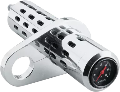 Pro-One Perf.Mfg. Oil Cooler Kit - Temperature Gauge - Chrome - 1" - 1-1/4" 201110