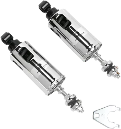 Progressive Suspension 422 Series Adjustable Shocks - Chrome - Standard 422-4037C