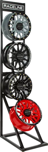 Raceline Wheels Wheel Display Rack - 4-Tier P-Wheeldisplay-Utv-4