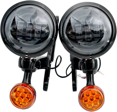 Rivco Products Led Turn/Run Lights - 4-1/2" - Black/Black Mv195