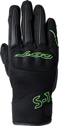 Rst S1 Mesh Ce Glove Black/Neon GreenLg 103182Neo-10