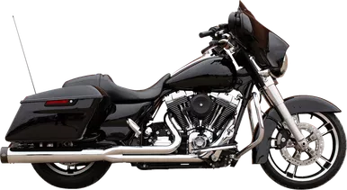 S&S Cycle 2-Into-1 Sidewinder Exhaust System - 50 State - Chrome - Touring '07-'16 550-0771