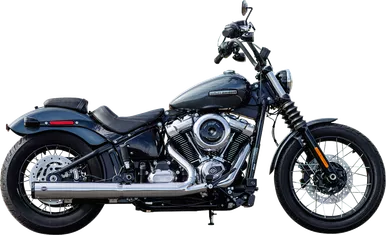 S&S Cycle Grand National Slip-On Muffler - 50 State - 4" Chrome - M8 Softail 550-1160
