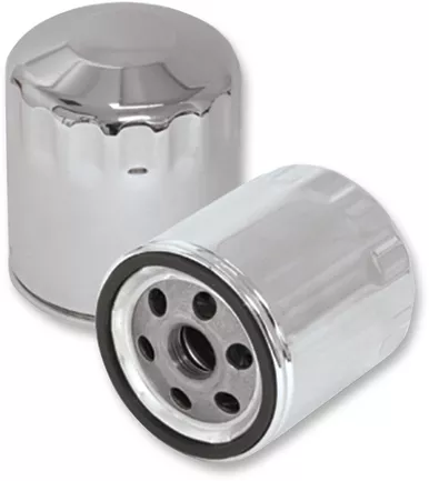 S&S Cycle Oil Filter - Chrome 31-4102A