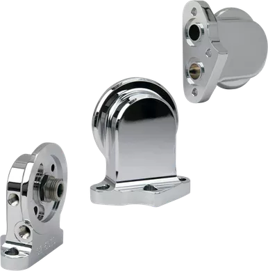 S&S Cycle Oil Filter Mounting Bracket Kit - Chrome 106-3884