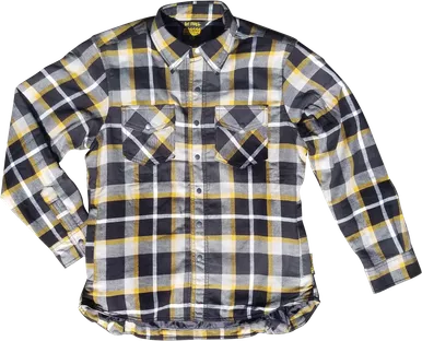 Scorpion Exo Covert Womens Flannel White/Yellow 2X 52231-7