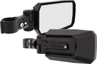 Seizmik Mirror - Trailrider - Side View - Rectangle - Black 56-90093Kit