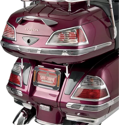 Show Chrome Saddlebag Led Molding Inserts - '01-'10 Gl1800 52-702A