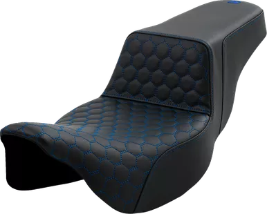 Step-Up Seat - Honeycomb - Extended Reach - Blue Stitching - Fl '08-'23 808-07B-17801