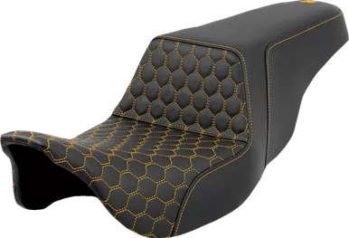 Step-Up Seat - Honeycomb - Gold Stitching - Fl '08-'23 808-07B-17707