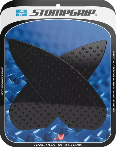 Stompgrip Traction Pad Tank Grips - Volcano - Black - Bmw 55-10-0165B