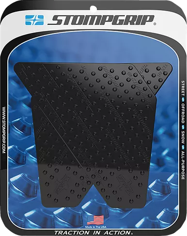Stompgrip Traction Pad Tank Grips - Volcano - Black - Dr 650 S 55-10-0060-4B