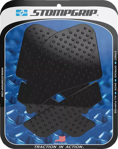Stompgrip Traction Pad Tank Grips - Volcano - Black - Ninja 1000 Sx 55-10-0178B