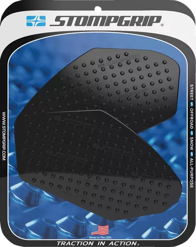 Stompgrip Traction Pad Tank Grips - Volcano - Black - Ninja 650 | Z 400/650 55-10-0140B