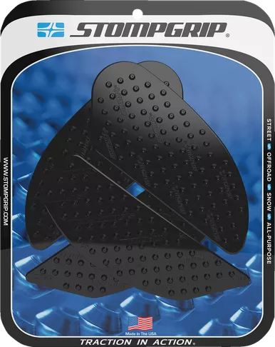 Stompgrip Traction Pad Tank Grips - Volcano - Black - Ninja H2 Sx/Se 55-10-0150B