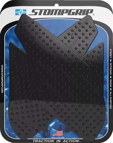 Stompgrip Traction Pad Tank Grips - Volcano - Black - Sv 650 55-10-0136B