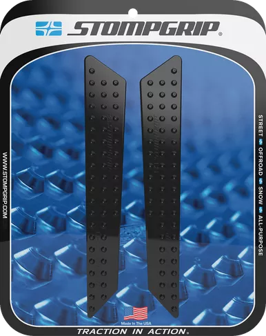 Stompgrip Traction Pad Tank Grips - Volcano - Black - Tiger 1200 Rally Explorer 55-10-0208B