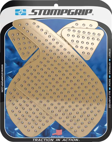 Stompgrip Traction Pad Tank Grips - Volcano - Clear - Cbr600Rr 55-10-0024C