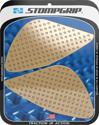 Stompgrip Traction Pad Tank Grips - Volcano - Clear - Speed Triple 1200 Rr/Rs 55-10-0183-1C