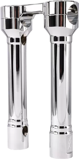 Thrashin Supply Co. Risers - Hole Shot - 8" - Chrome Tsc-8100-3