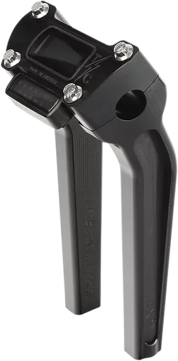 Thrashin Supply Co. Risers - Pull Back - 9-1/2" - Gauge Cutout - Black Tsc-9500-1