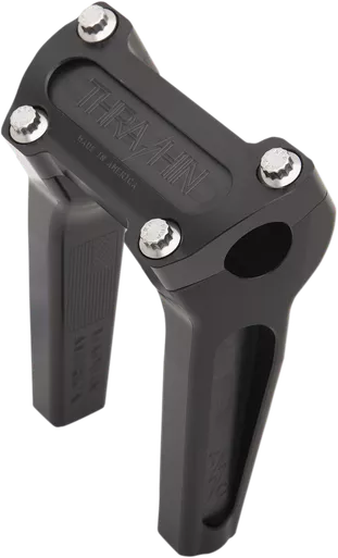 Thrashin Supply Co. Risers - Straight - 6" - Black Tsc-6000-1