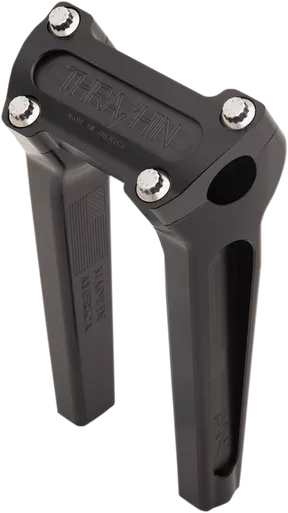 Thrashin Supply Co. Risers - Straight - 8" - Black Tsc-8000-1