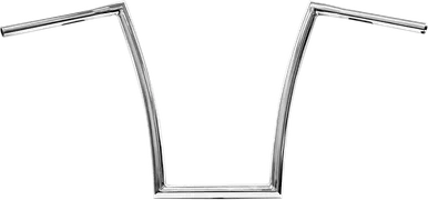Todd'S Cycle Handlebar - Strip - Fat Bobber - 1-1/4" - 17" Rise - Chrome 0601-2722