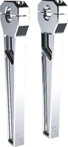 Todd'S Cycle Risers - 1" Clamping - 10" Rise - Chrome Td-R11-10