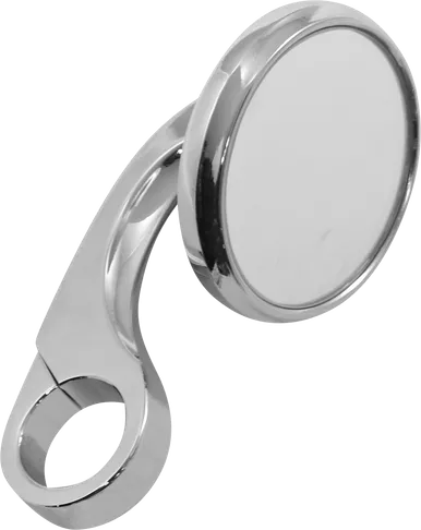 Todd'S Cycle Shooter Mirror - 1" - Chrome 0640-0747