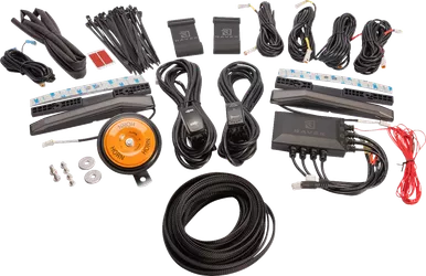 Turn Signal Kit - Amber - White Running Lights - Defender 65-100
