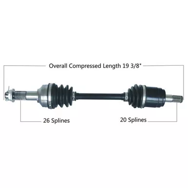 Tytaneum Tytaneum Oe Replacement Cv Axle Honda Front Left 813-0079