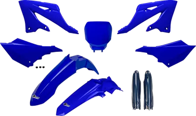 Ufo Restyled Body Kit - Oem Blue/Black - Yamaha - Yz 125/250 Yakit335F@999C