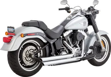 Vance & Hines Big Shots Staggered Exhaust System - Chrome 17339