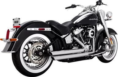 Vance & Hines Big Shots Staggered Exhaust System - Chrome 17341