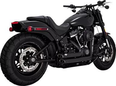 Vance & Hines Shortshots Staggered Exhaust System - Matte Black 47333