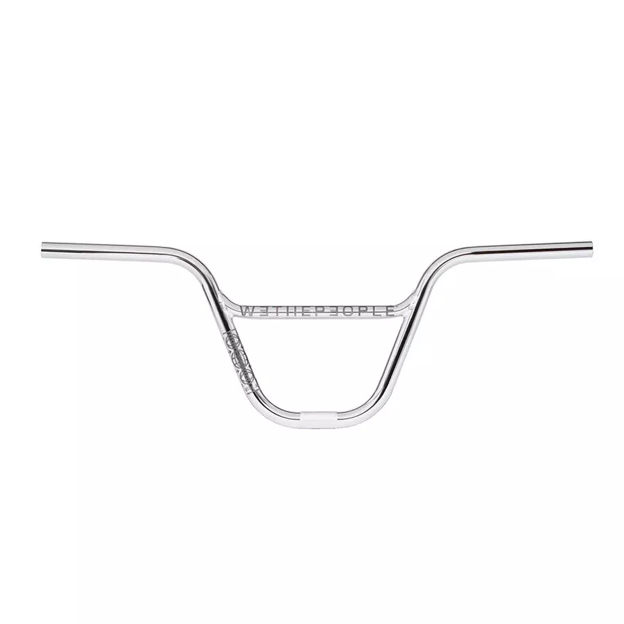 WeThePeople Utopia BMX Handlebar Diameter: 22.2mm 28.25" Rise: 8.75" Chrome