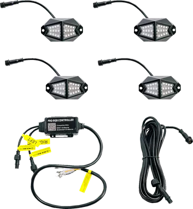 Whipitlightrods 4 Pod Rock Light 25-400