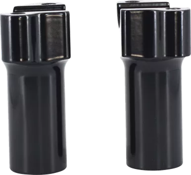 Wild 1 Chubby Billet Risers - 3-1/2" - Gloss Black Wo529Gb