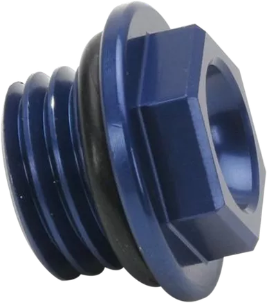 Works Connection Oil Plug - Blue - Kawasaki/Suzuki 24-191