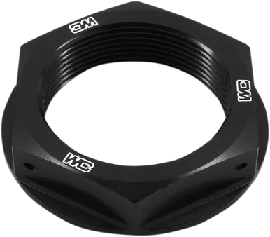 Works Connection Steering Stem Nut - Black - Honda 24-310