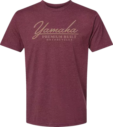 Yamaha Apparel Yamaha Racing Premium Built T-Shirt - Maroon - Large Lem25S-M39-L
