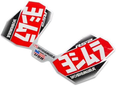 Yoshimura Muffler Logo Decal Rs-2 Off-Road V2 Rs2-Nb001