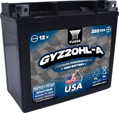 Yuasa Agm Battery - Gyz20Hl-A Yuam720Ghla