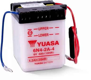 Yuasa Battery Conventional 6N4-2A-4 6 Volt Battery Yuam2644A