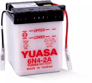 Yuasa Battery Conventional 6N4-2A 6 Volt Battery Yuam2640B