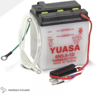 Yuasa Battery Conventional 6N5.5-1D 6 Volt Battery Yuam2655B