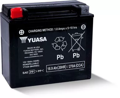 Yuasa Battery Ytx20 Sealed Factory Activated Yuam42Rbs