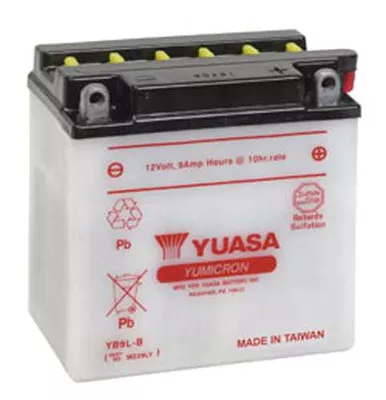Yuasa Battery Yuasa Yb9L-B Yumicron-12 Volt Battery Yuam229Ly