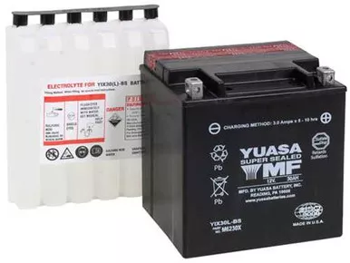 Yuasa Battery Yuasa Yix30-L-Bs-Pw High Performance Maintence Free Yuam6230Xpw